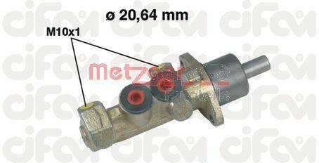 Metzger 202-242 Hauptbremszylinder