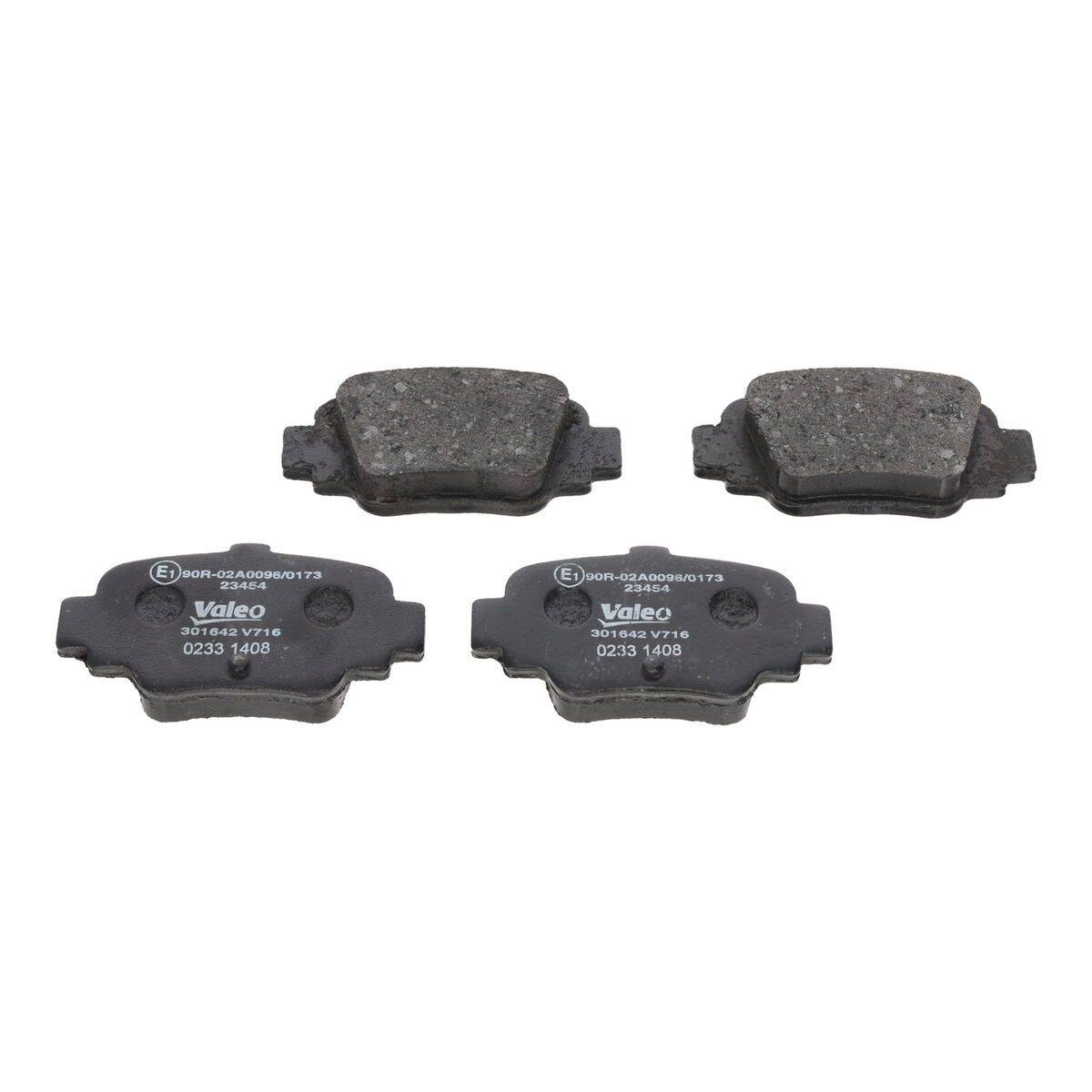 Valeo 301642 Bremsbelagsatz, Scheibenbremse