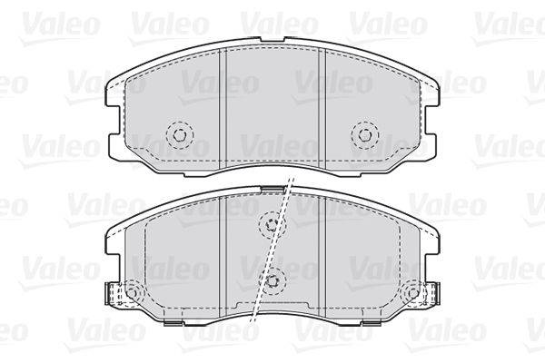 Valeo 301942 Bremsbelagsatz, Scheibenbremse
