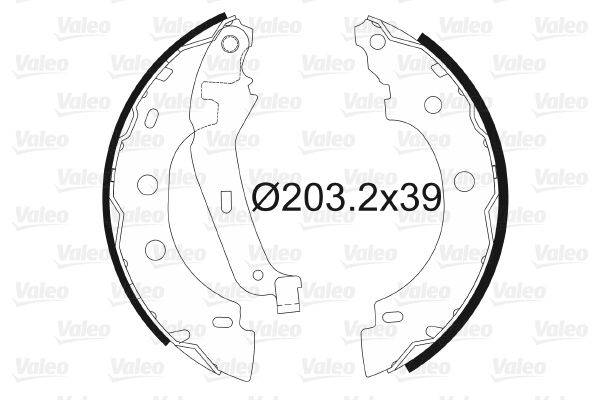 Valeo 562642 Bremsbackensatz