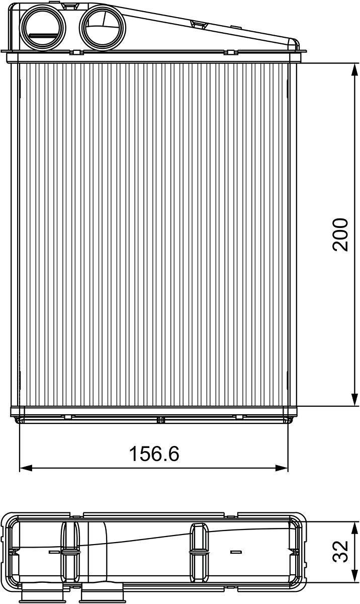 Valeo 811542 Wärmetauscher, Innenraumheizung