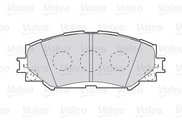 Valeo 301943 Bremsbelagsatz, Scheibenbremse