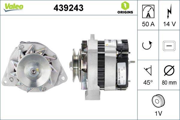 Valeo 439243 Generator