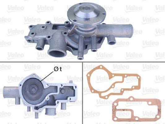Valeo 506043 Wasserpumpe, Motorkühlung