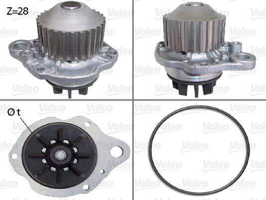 Valeo 506643 Wasserpumpe, Motorkühlung