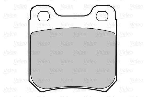 Valeo 598183 Bremsbelagsatz, Scheibenbremse
