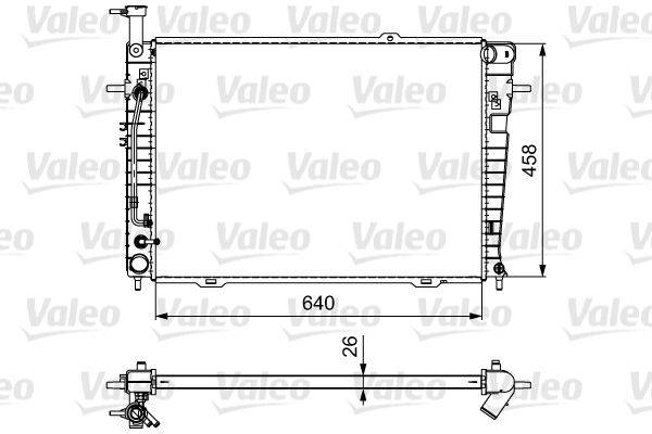 Valeo 735543 Kühler, Motorkühlung