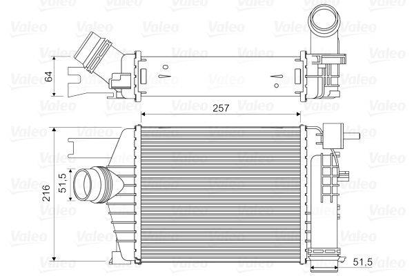 Valeo 818343 Ladeluftkühler