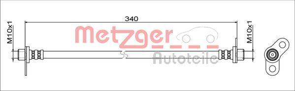 Metzger 4111744 Bremsschlauch