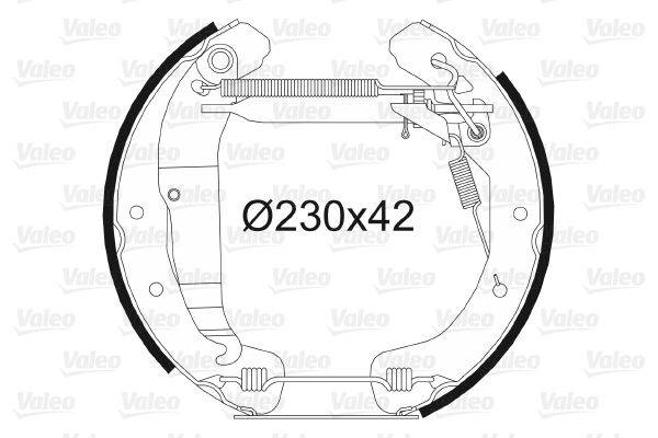 Valeo 554771 Bremsbackensatz