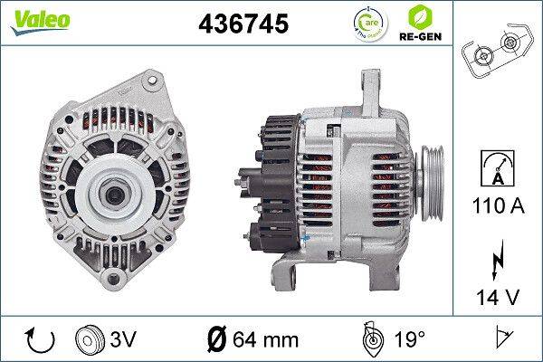 Valeo 436745 Generator