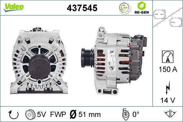 Valeo 437545 Generator