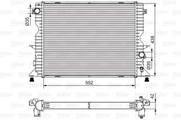 Valeo 701545 Kühler, Motorkühlung