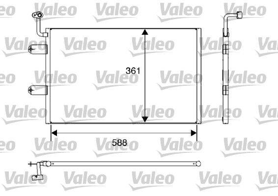 Valeo 817245 Kondensator, Klimaanlage