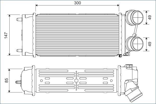 Valeo 817845 Ladeluftkühler