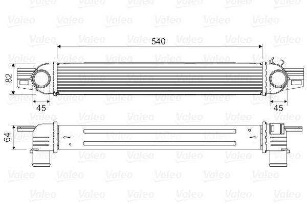 Valeo 818545 Ladeluftkühler