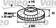 Valeo 187146 Bremsscheibe