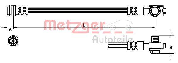 Metzger 4110246 Bremsschlauch