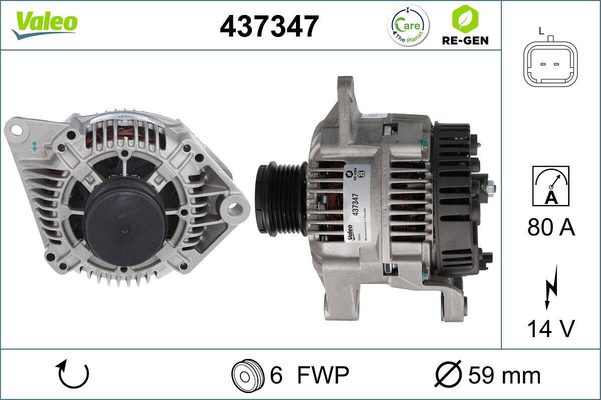 Valeo 437347 Generator