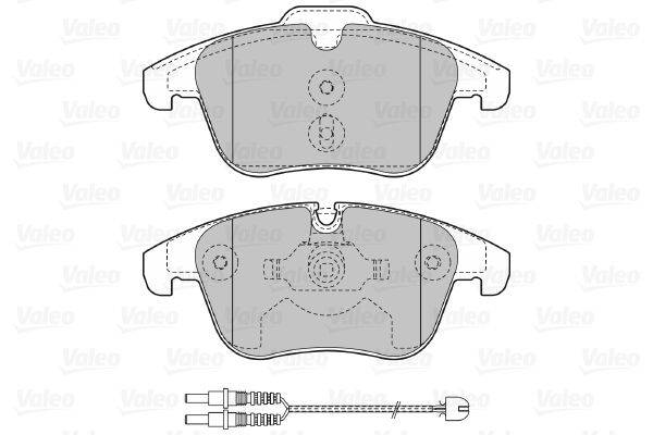 Valeo 601147 Bremsbelagsatz, Scheibenbremse