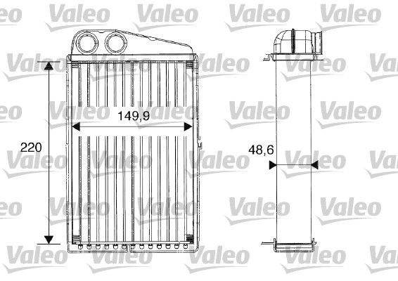 Valeo 812247 Wärmetauscher, Innenraumheizung