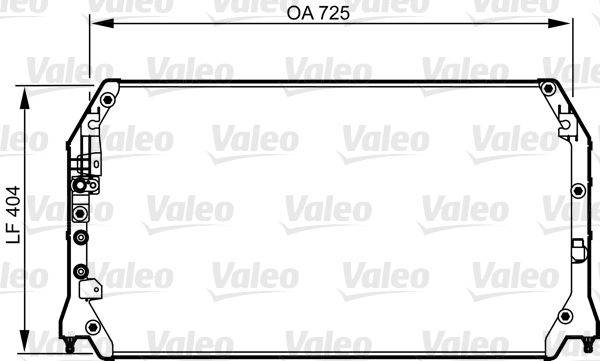Valeo 814247 Kondensator, Klimaanlage