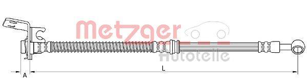 Metzger 4111048 Bremsschlauch