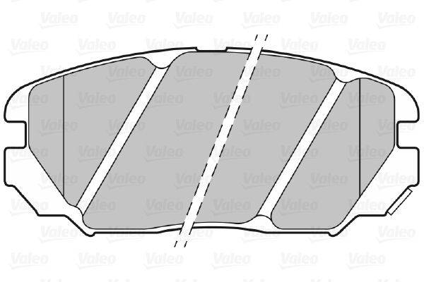 Valeo 301348 Bremsbelagsatz, Scheibenbremse