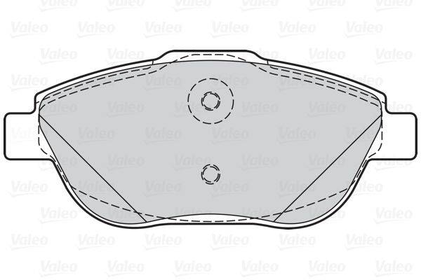Valeo 302148 Bremsbelagsatz, Scheibenbremse