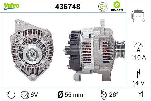 Valeo 436748 Generator