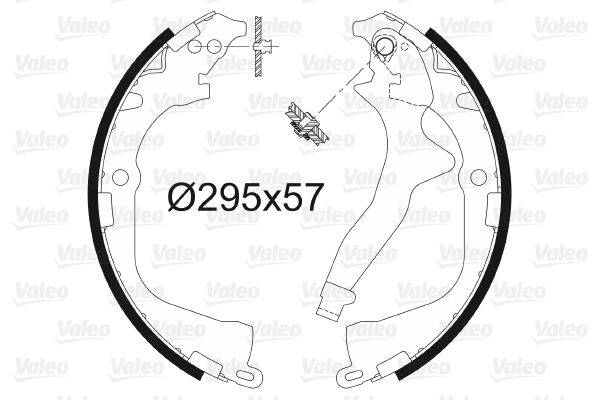 Valeo 564148 Bremsbackensatz