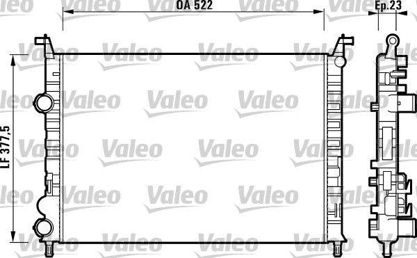 Valeo 732948 Kühler, Motorkühlung
