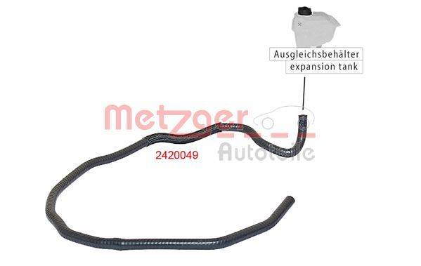 Metzger 2420049 Kühlerschlauch