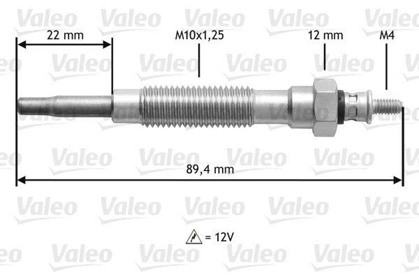 Valeo 345149 Glühkerze