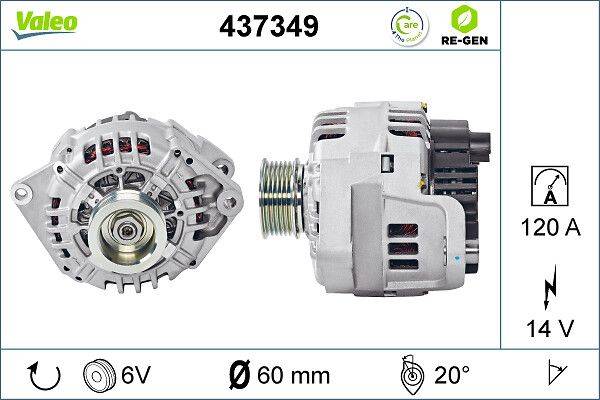 Valeo 437349 Generator