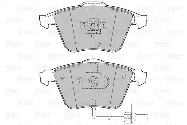 Valeo 598750 Bremsbelagsatz, Scheibenbremse