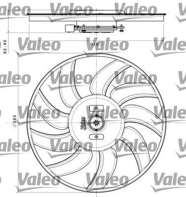 Valeo 696350 Lüfter, Motorkühlung