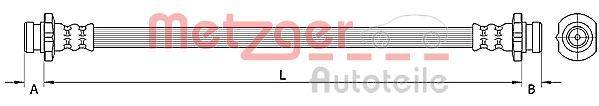 Metzger 4110851 Bremsschlauch