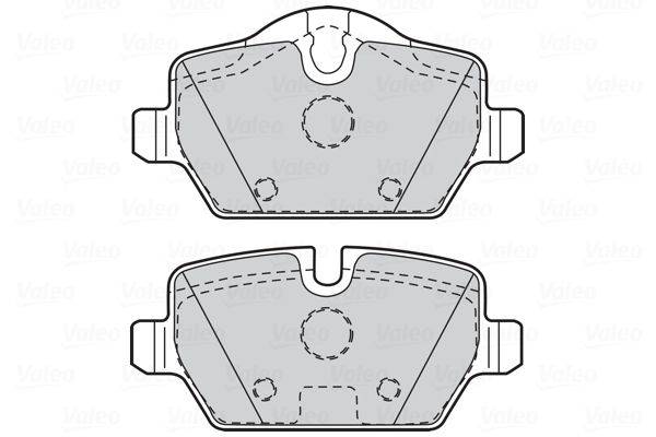 Valeo 302051 Bremsbelagsatz, Scheibenbremse