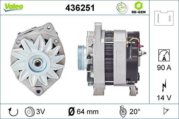 Valeo 436251 Generator