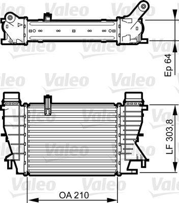 Valeo 818251 Ladeluftkühler