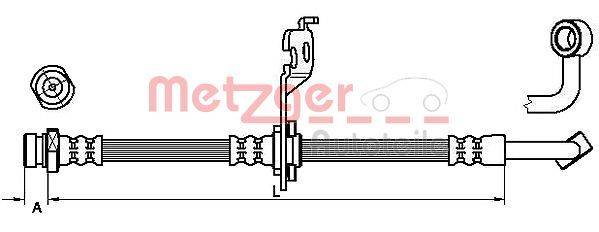 Metzger 4110452 Bremsschlauch
