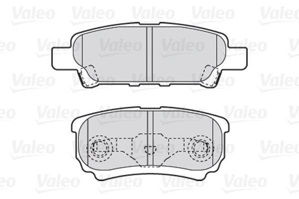 Valeo 301852 Bremsbelagsatz, Scheibenbremse