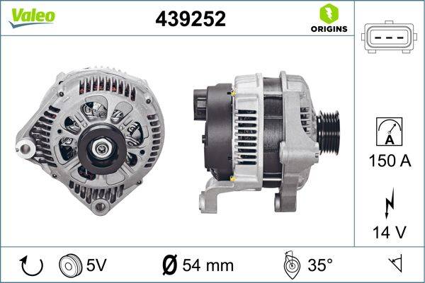 Valeo 439252 Generator