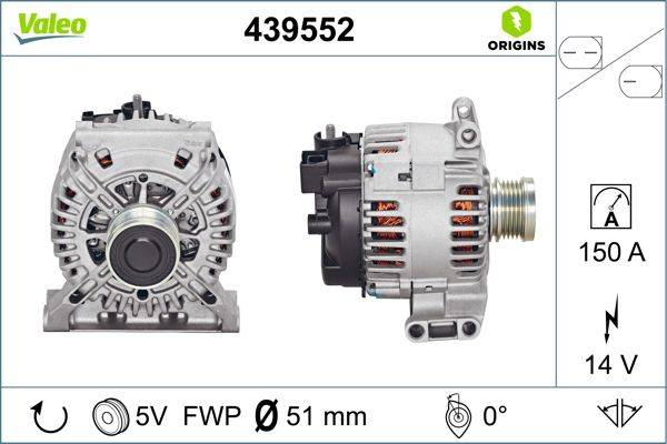 Valeo 439552 Generator
