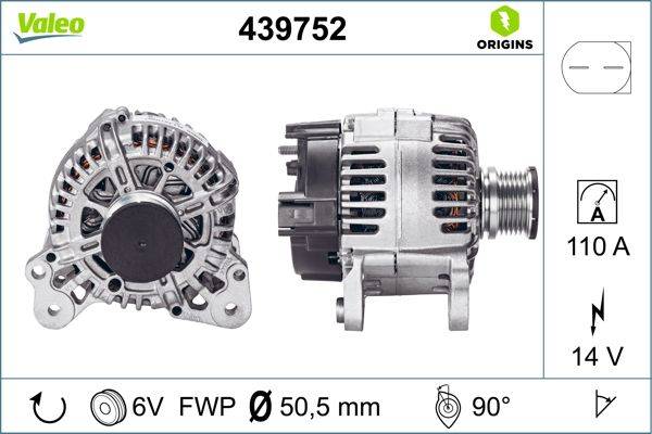 Valeo 439752 Generator