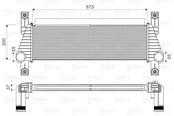Valeo 818352 Ladeluftkühler