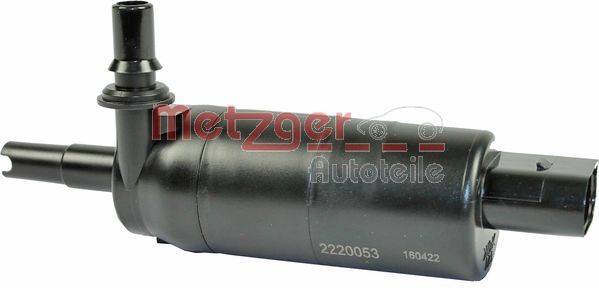 Metzger 2220053 Waschwasserpumpe, Scheinwerferreinigung