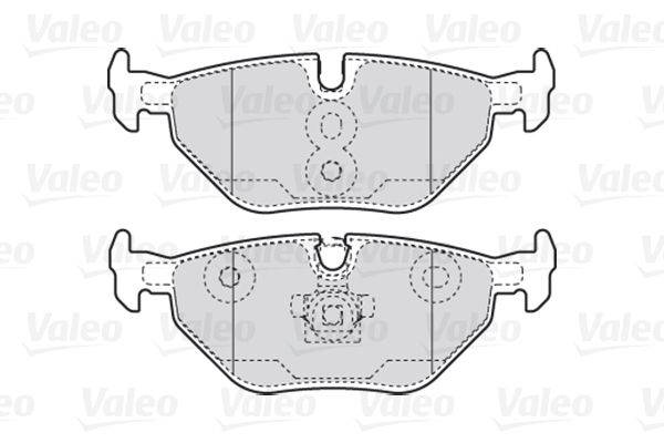 Valeo 301753 Bremsbelagsatz, Scheibenbremse