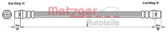 Metzger 4110254 Bremsschlauch